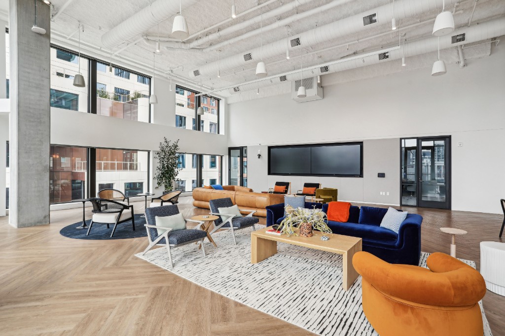 MorningAI office interior - lounge area